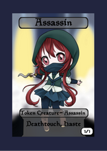 Load image into Gallery viewer, Assassin 1/1 w/ Haste & Deathtouch Token