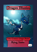 Load image into Gallery viewer, Dragon Illusion */* w/ Flying, Haste Token