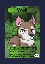Load image into Gallery viewer, Wolf 2/2 Token
