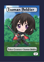 Load image into Gallery viewer, Human Soldier 1/1 Token