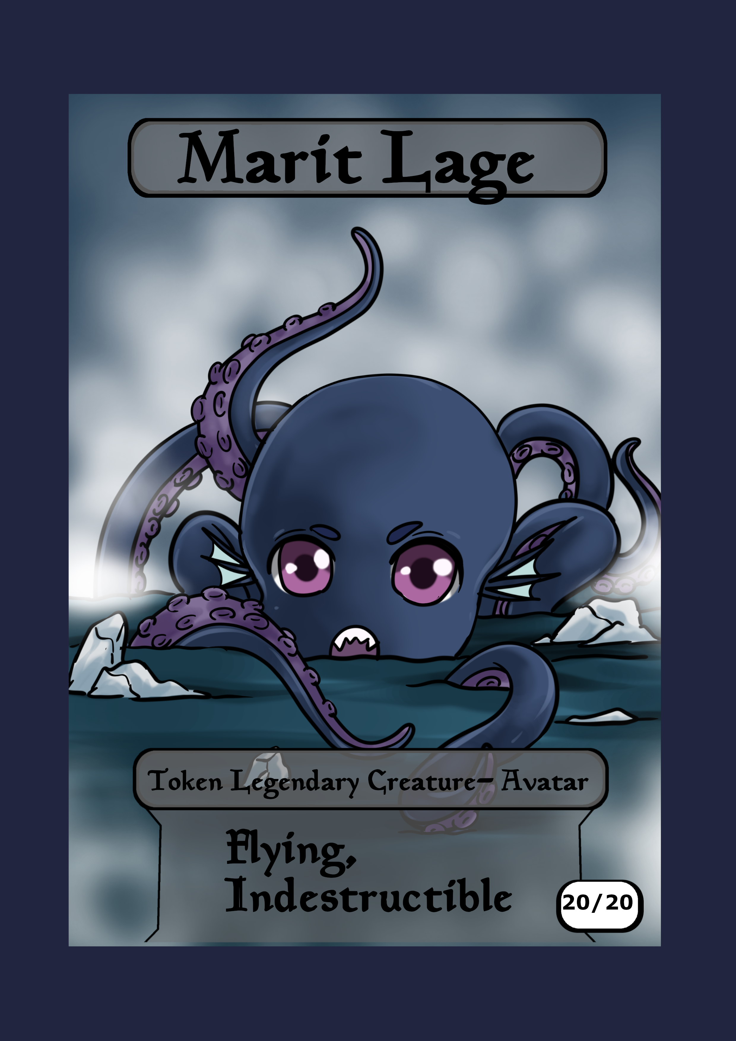 Custom Marit Lage Token Waifu Style Foil Alternative Art Waifu Style Marit Lage Token #01 (Foil) - Custom Alternative Art MTG Token Card Waifu Style Magic Token Custom Marit Lage Token Waifu Style Foil Alternative Art Waifu Style Marit Lage Token #01 (Foil) - Custom Alternative Art MTG Token Card Waifu Style Magic Token