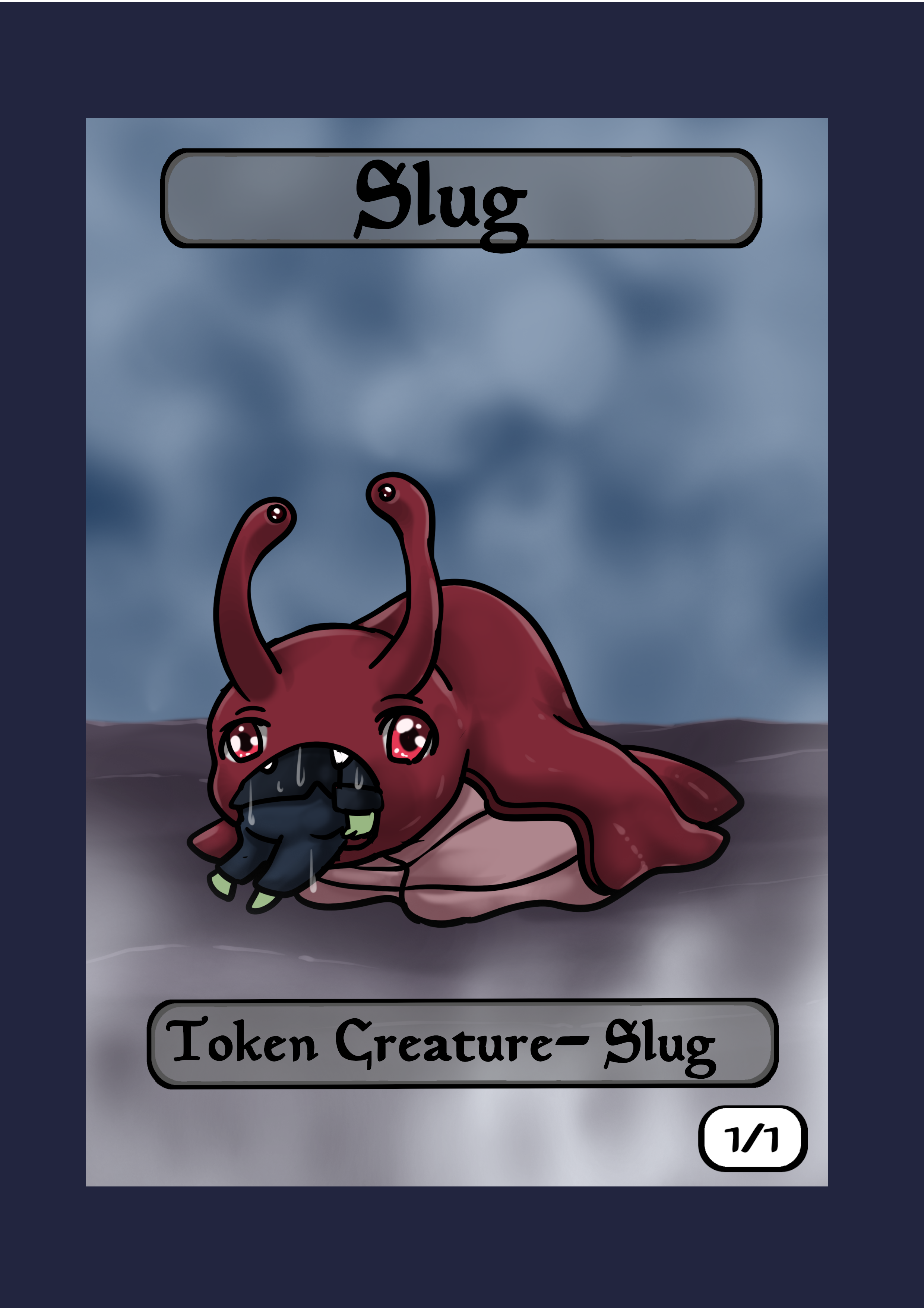 slug cards mtg Slug 1/1 Token – Mega Chibi