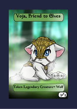 Load image into Gallery viewer, Voja 3/3 Legendary Wolf Token
