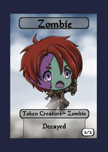 Load image into Gallery viewer, Zombie 2/3 w/ Decayed Token