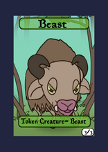 Load image into Gallery viewer, Beast 3/3 Tokens