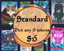Load image into Gallery viewer, Pick any 15 creature tokens, emblems, or lands