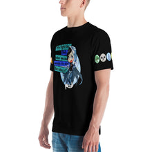 Load image into Gallery viewer, Chibi Jace Premium Tee, All over design with quote