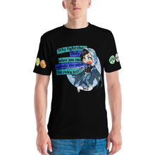 Load image into Gallery viewer, Chibi Jace Premium Tee, All over design with quote