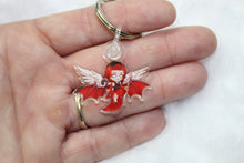 Load image into Gallery viewer, Chibi Kaalia Angel Keychain