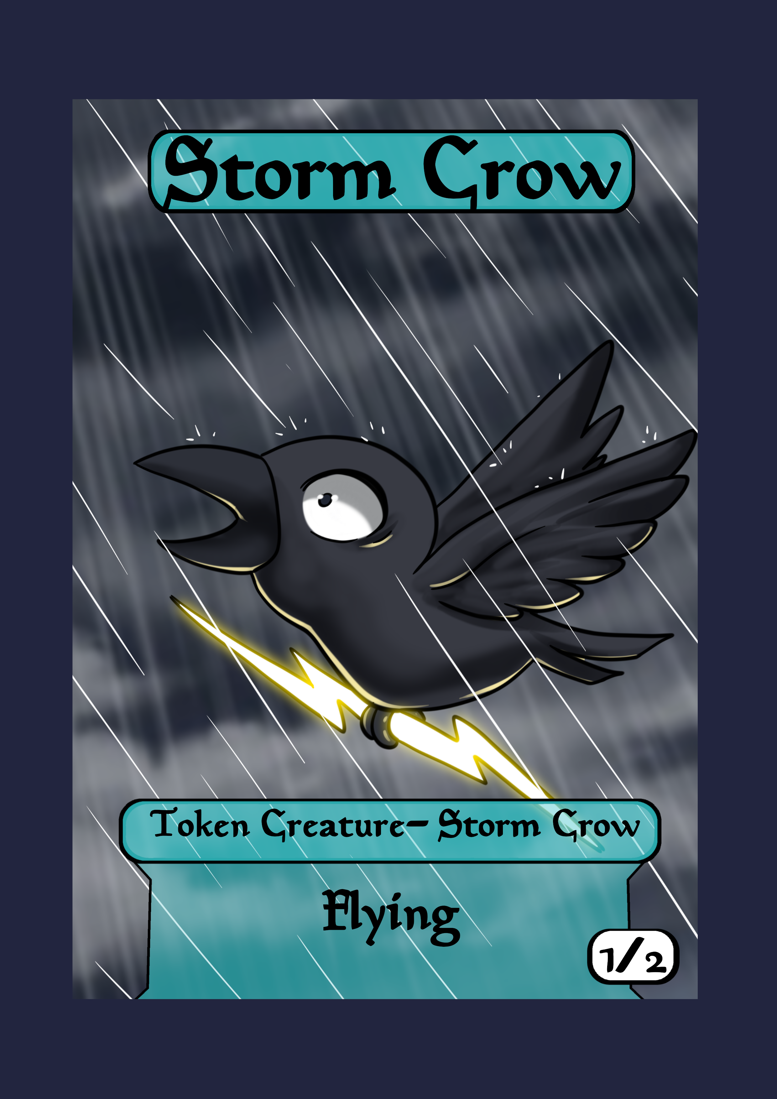 Storm Crow 1/2 w/ Flying Token – Mega Chibi
