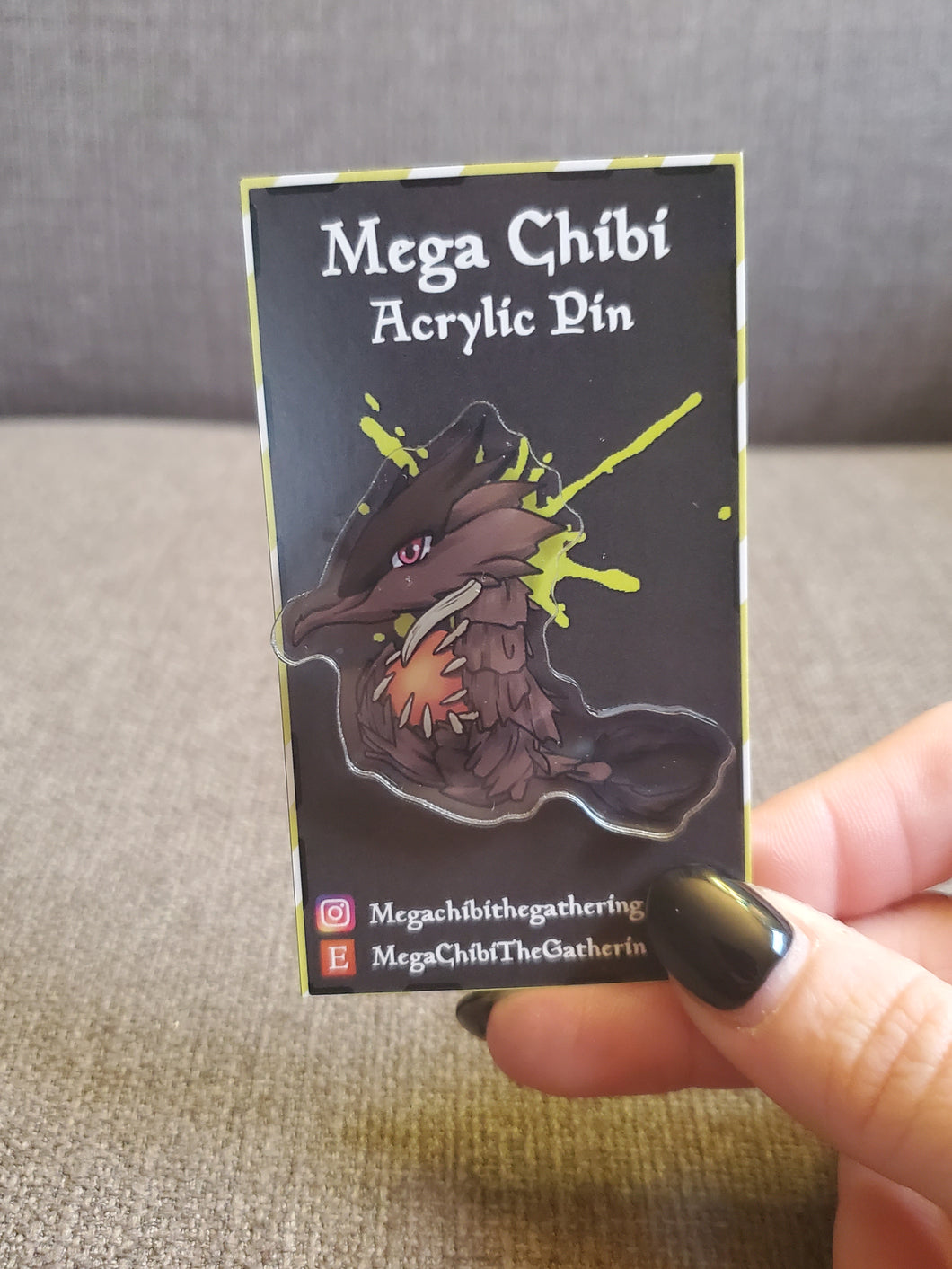 The First Sliver Acrylic Pin