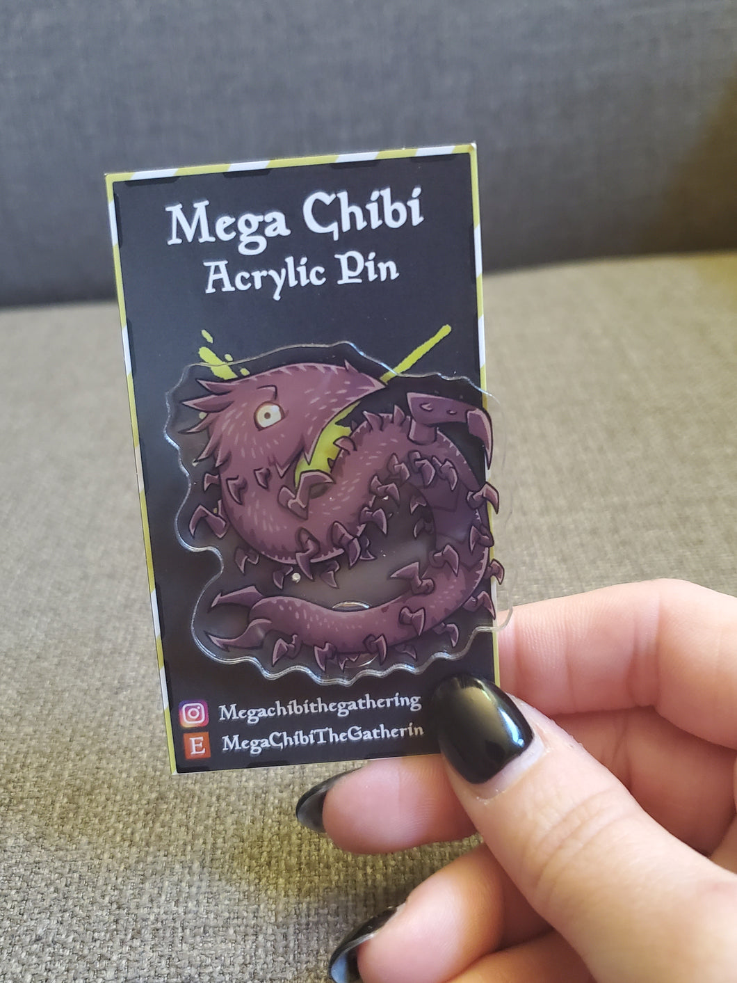 The First Sliver Alt Acrylic Pin