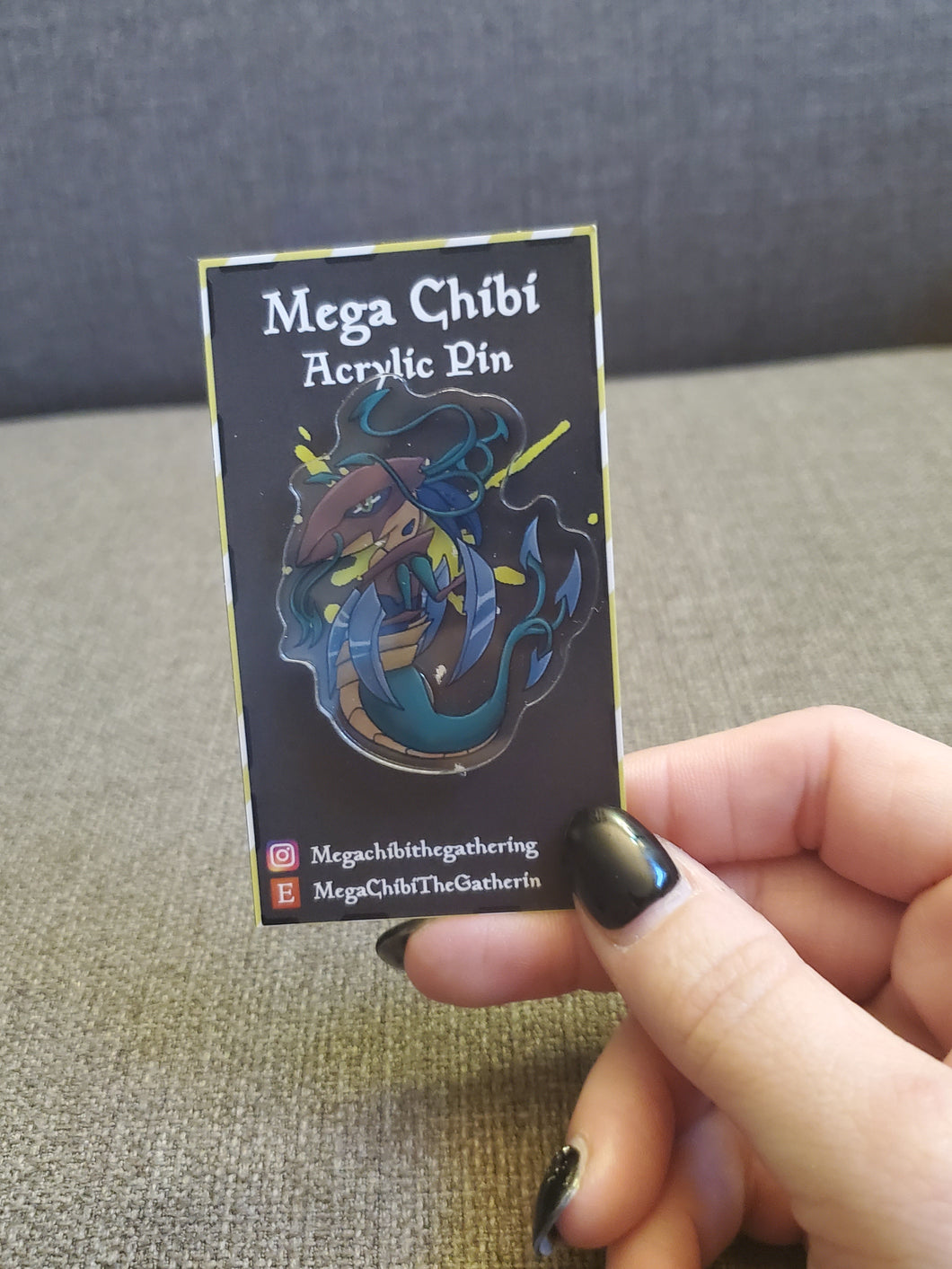 Sliver Hivelord Acrylic Pin