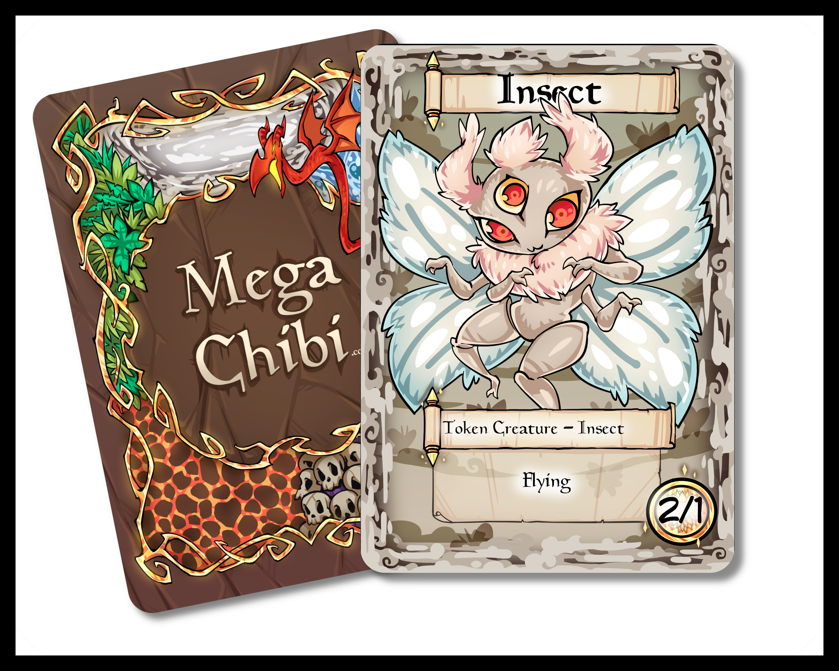 Insect 2-1 Flying W (Token) – Mega Chibi