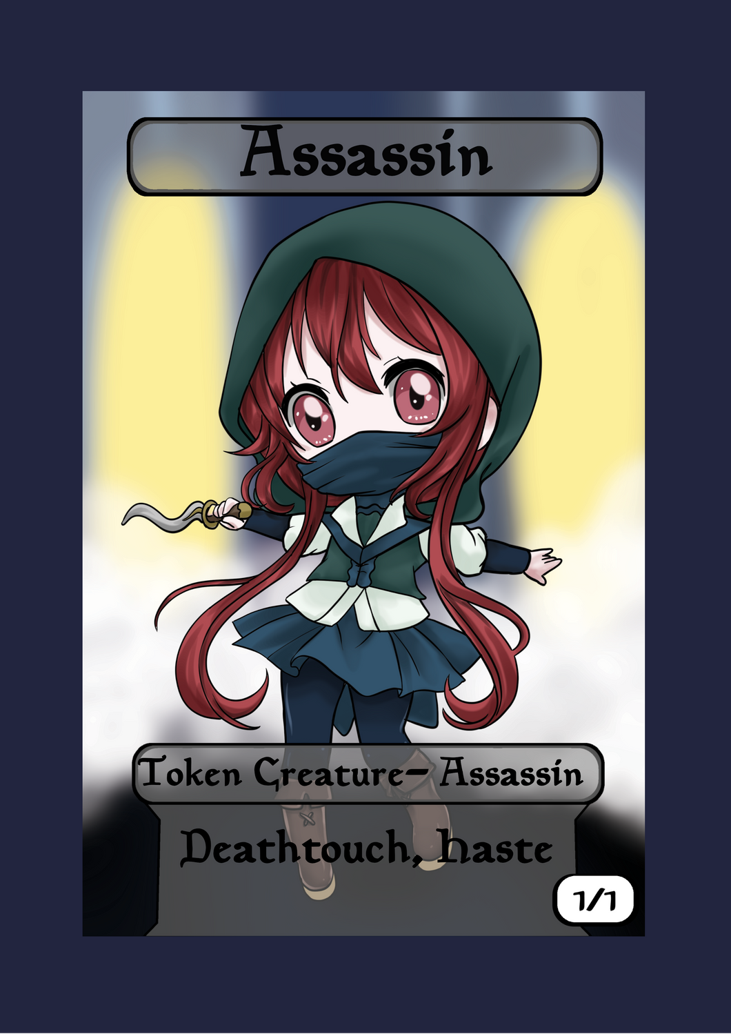 Assassin 1/1 w/ Haste & Deathtouch Token