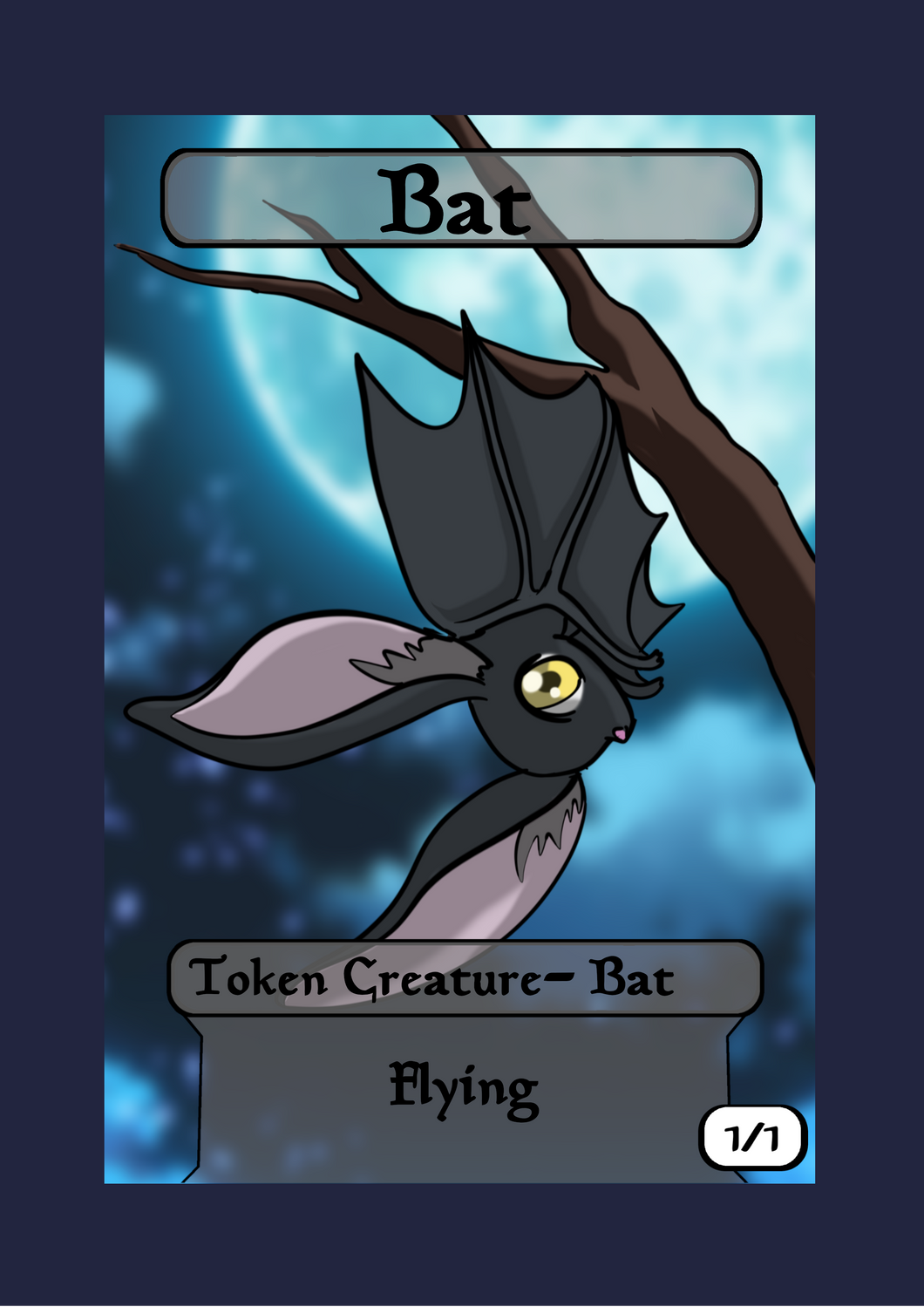 Bat 1/1 w/ Flying Token