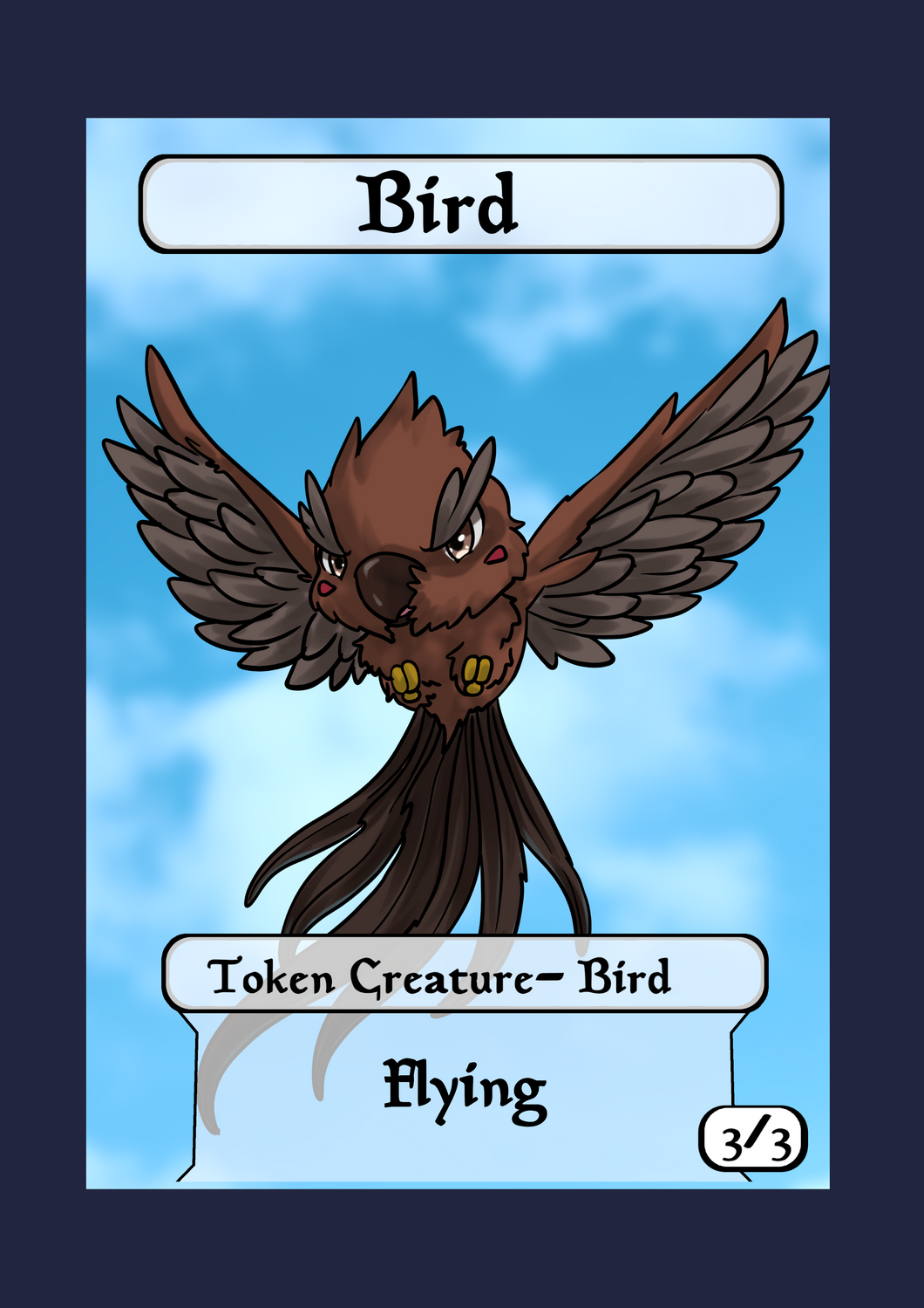 Bird 3/3 w Flying Token