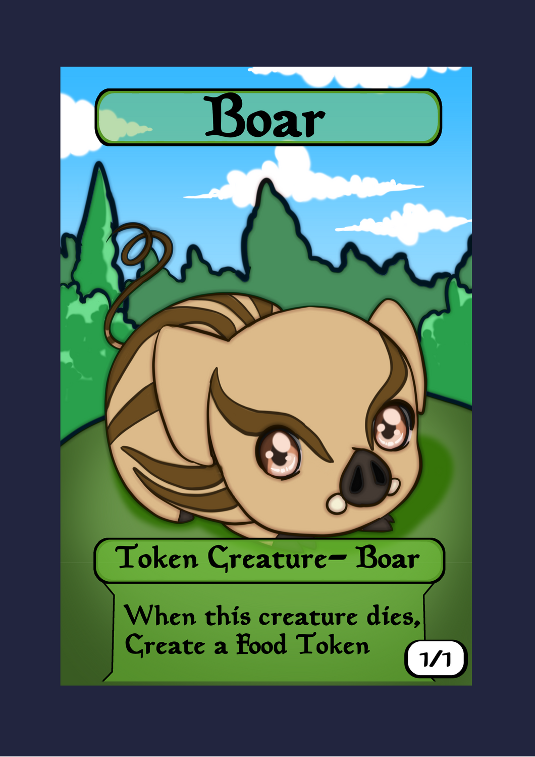 Boar 1/1 Token