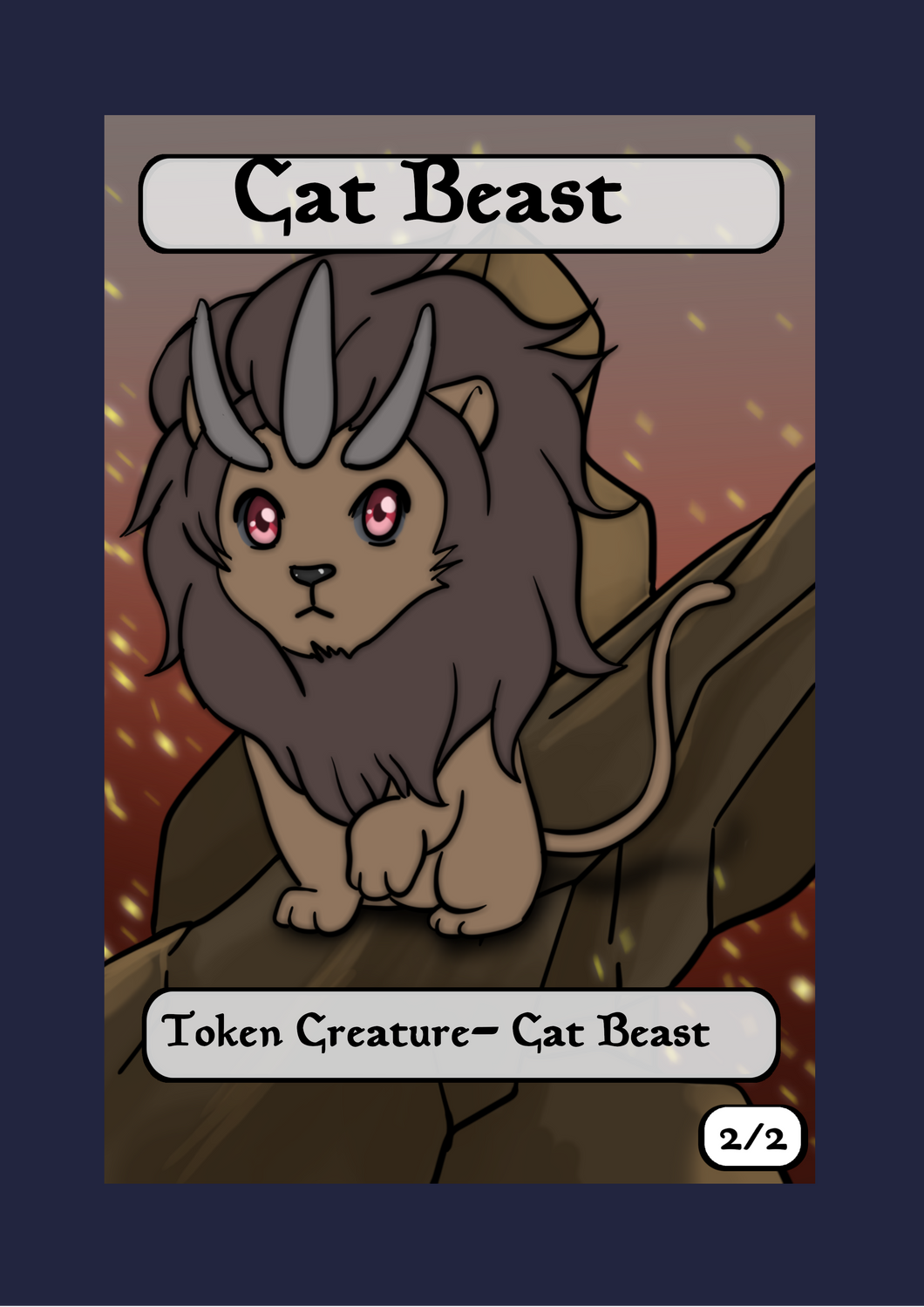 Cat Beast 2/2 Token