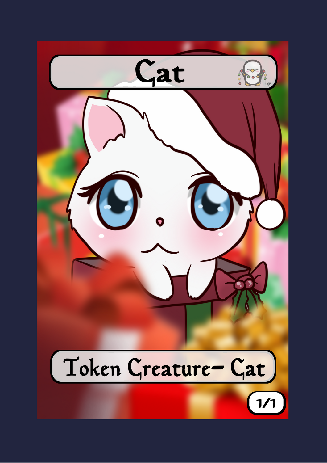 Cat 1/1  (Christmas Edition) Token