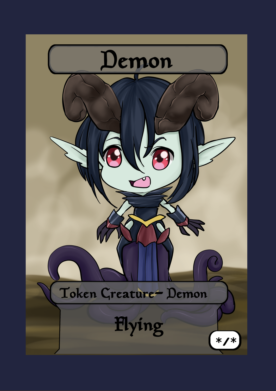 Demon */* w/ Flying Token