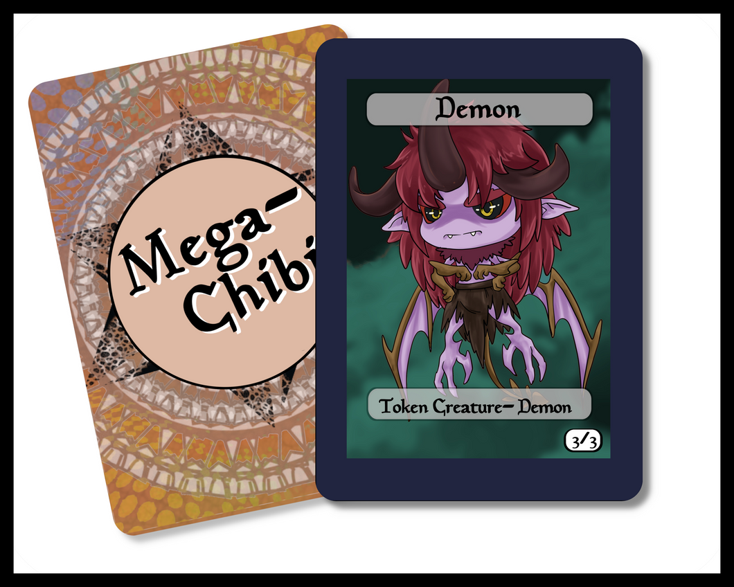 Demon Power Token Demon 3-3 Token – Mega Chibi