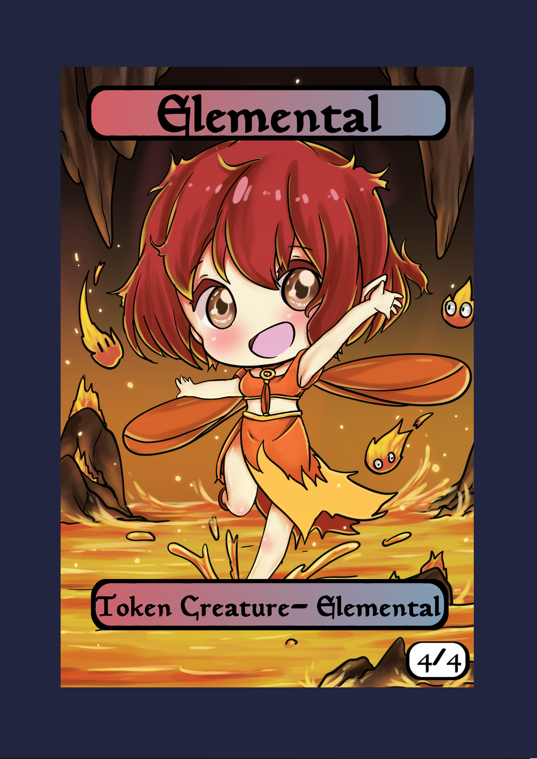 Elemental 4/4 Token