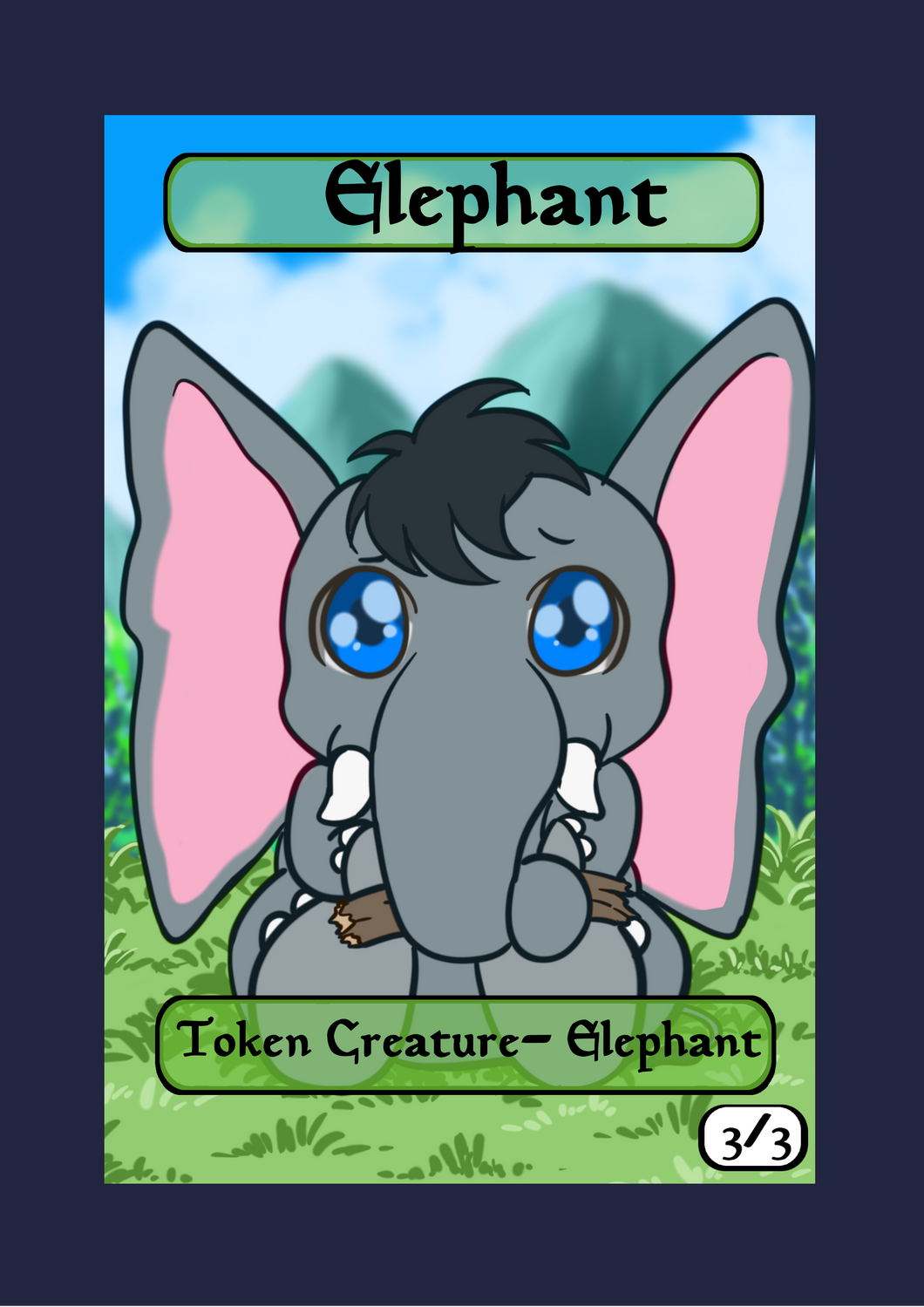 Elephant 3/3 Token