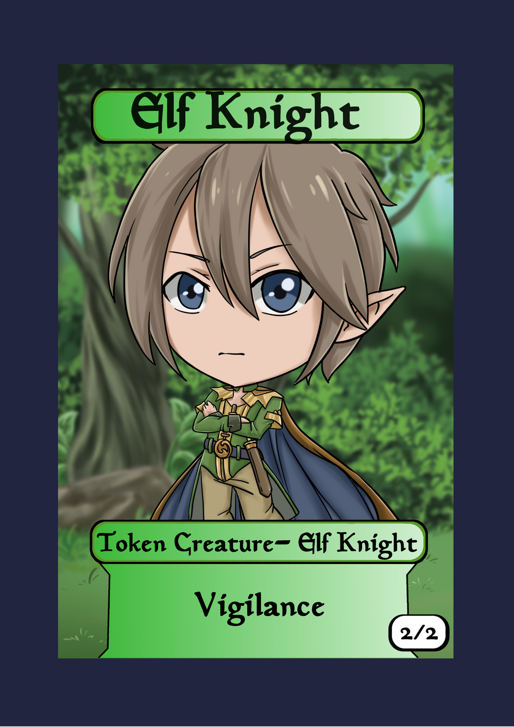 Elf Knight 2/2 w/ Vigilance Token