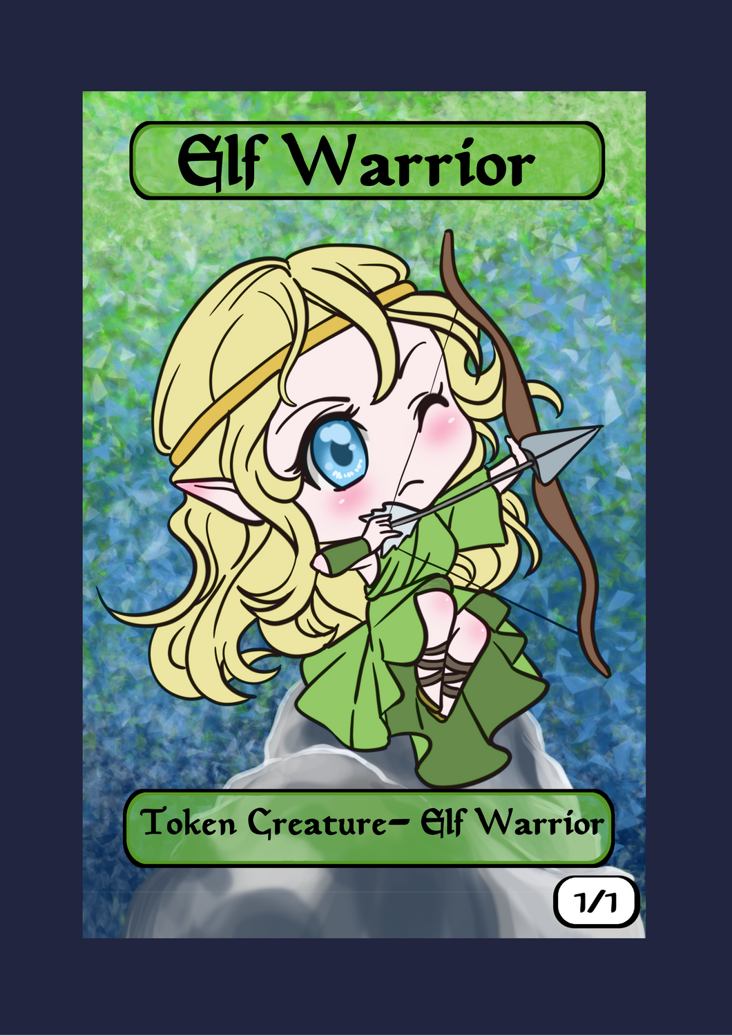 Elf Warrior 1/1 Token