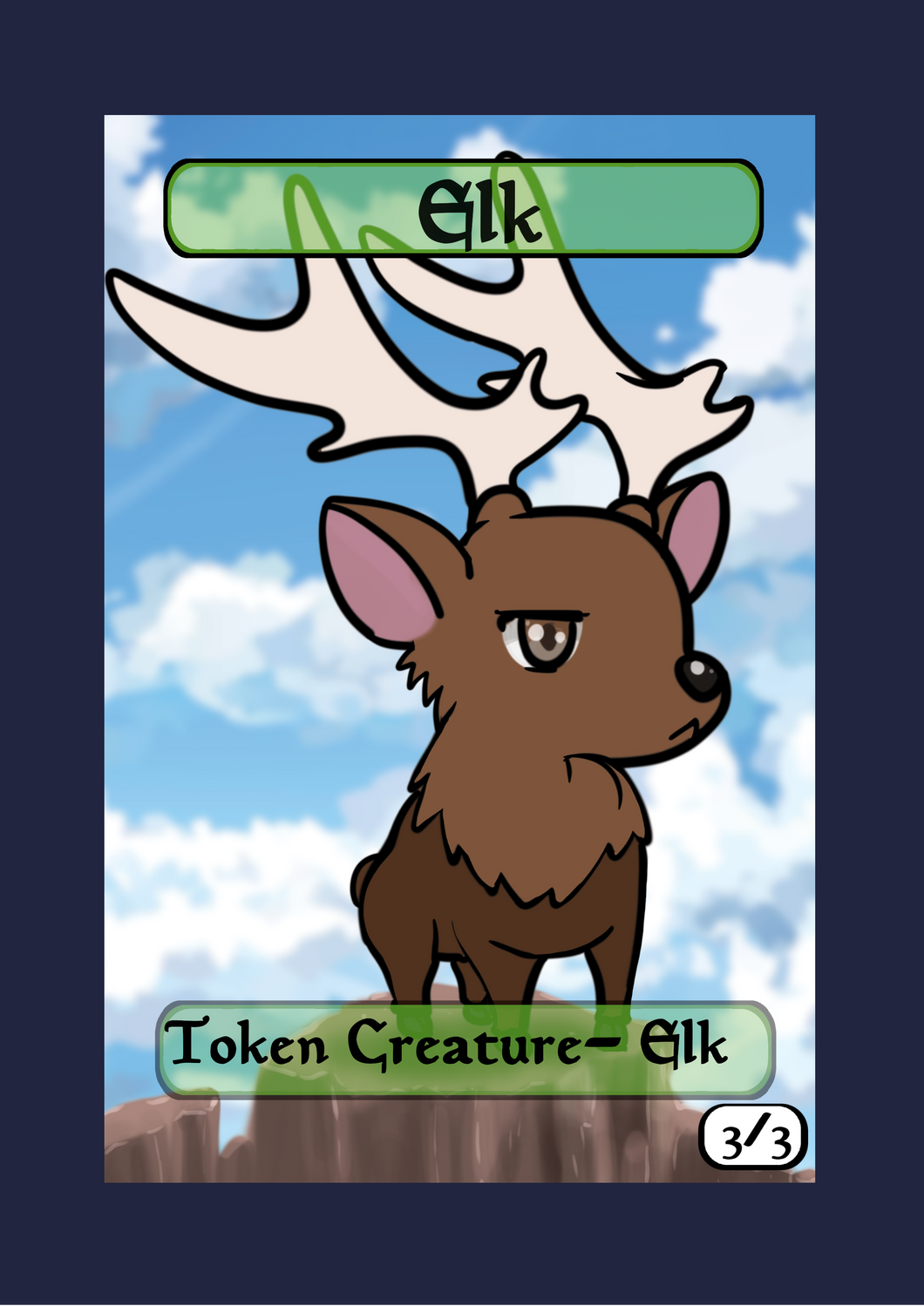 Elk (from Oko) 3/3 Token