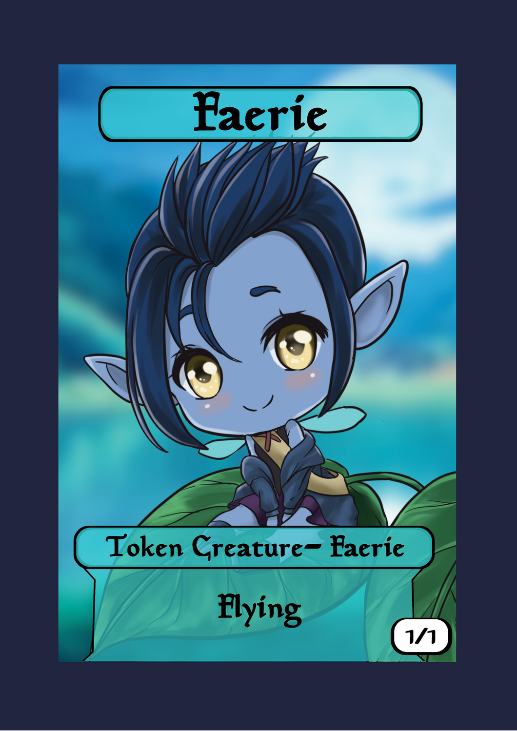 Faerie 1/1 w/ Flying Token