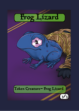 Load image into Gallery viewer, Frog Lizard 3/3 Tokens
