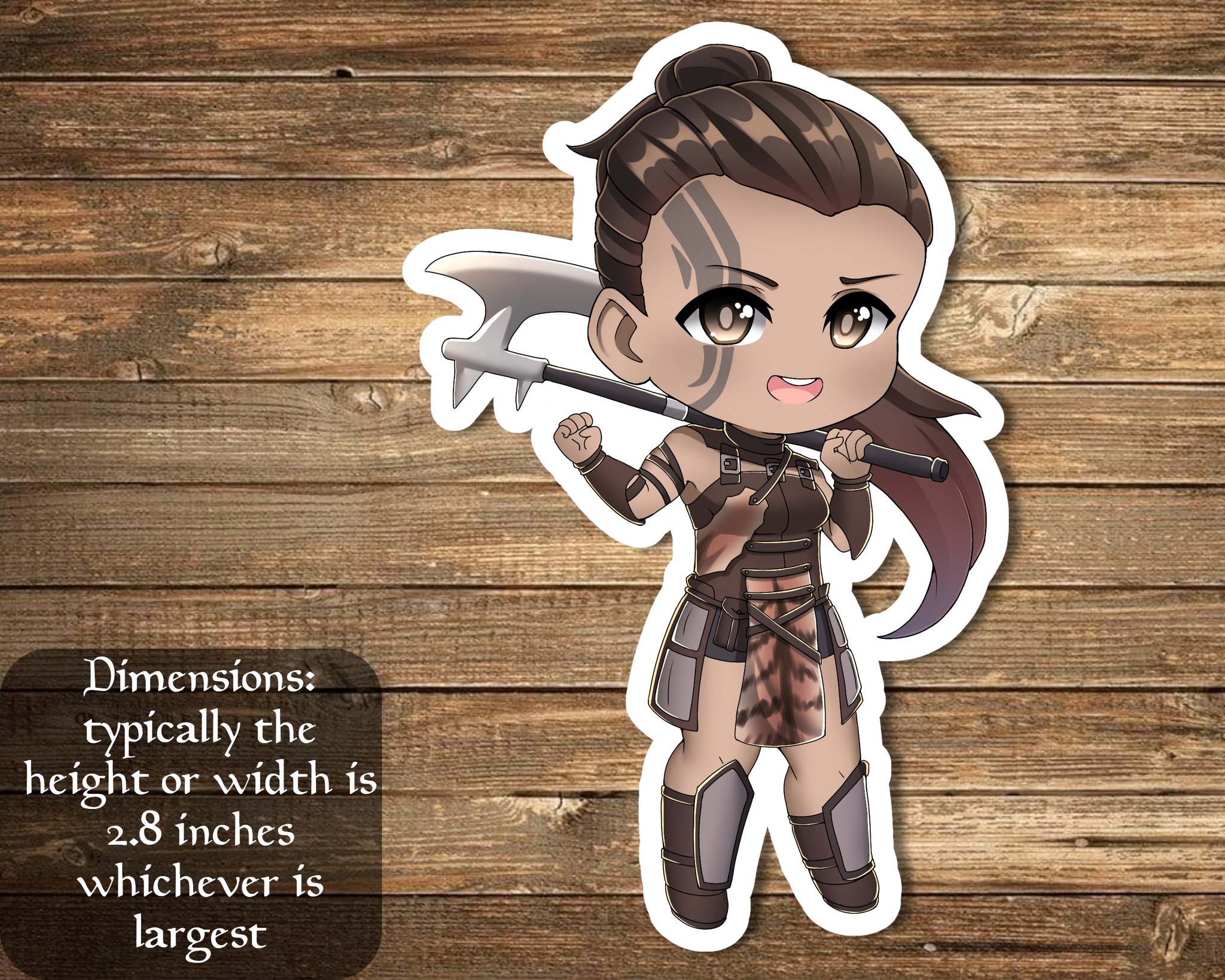 Garna, Bloodfist of Keld – Mega Chibi, image size:2048x1638