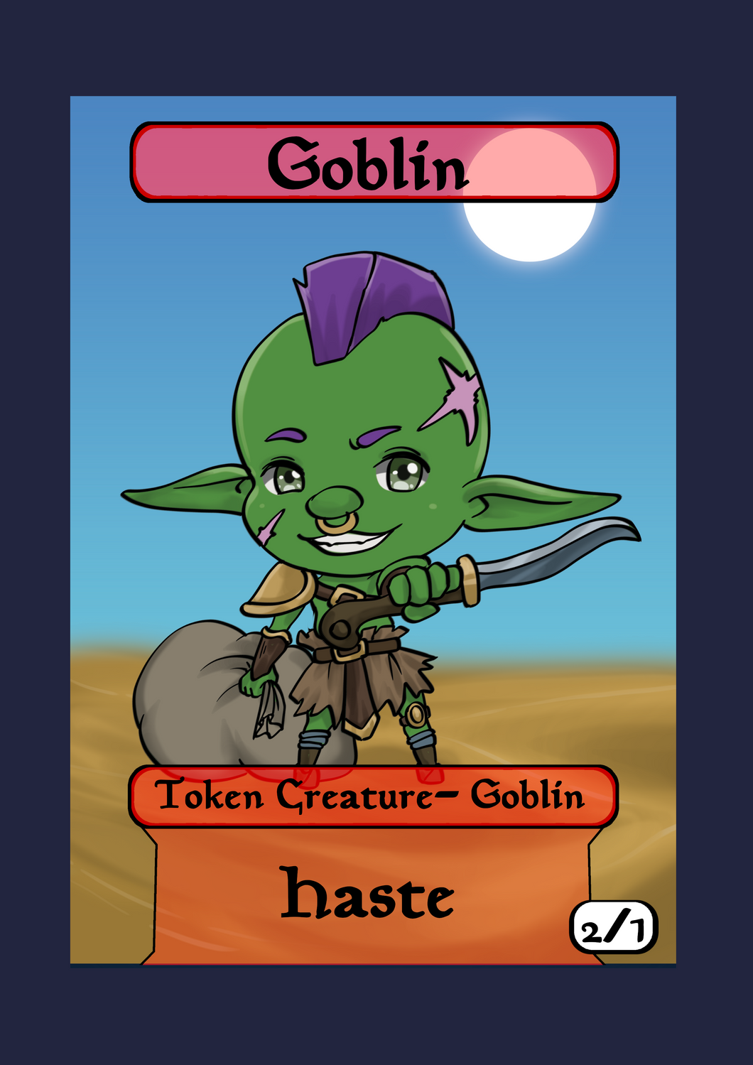 Goblin 2/1 Haste Token