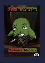 Load image into Gallery viewer, Goblin Warrior 1/1 Token
