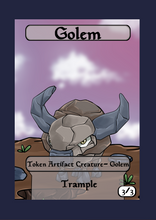 Load image into Gallery viewer, Golem 3/3 w/ Trample Token
