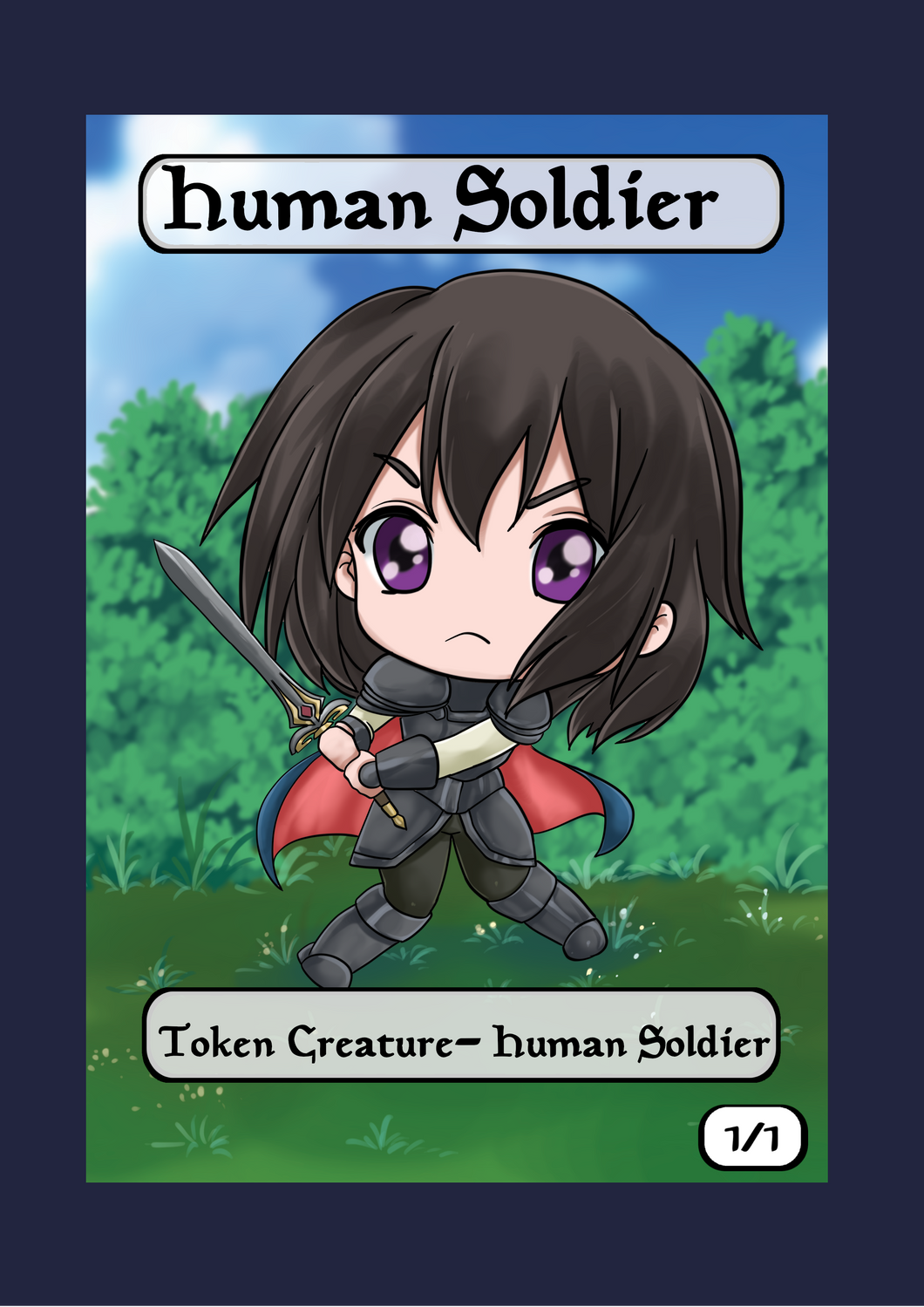 Human Soldier 1/1 Token