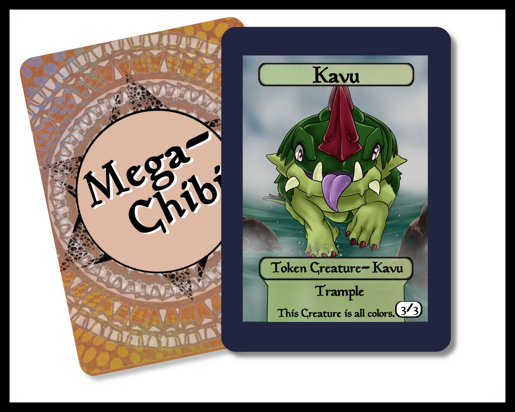 Kavu 3-3 Trample all colors ability Token