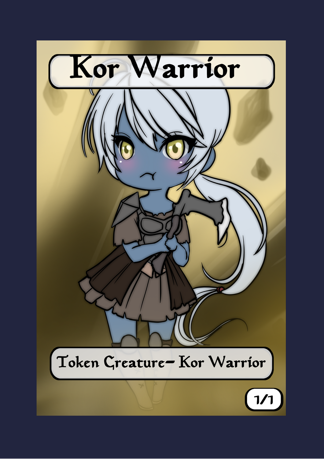 Kor Warrior 1/1 Token
