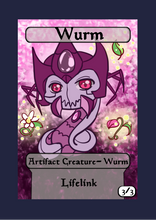 Load image into Gallery viewer, Wurm 3/3 w/ Lifelink Token
