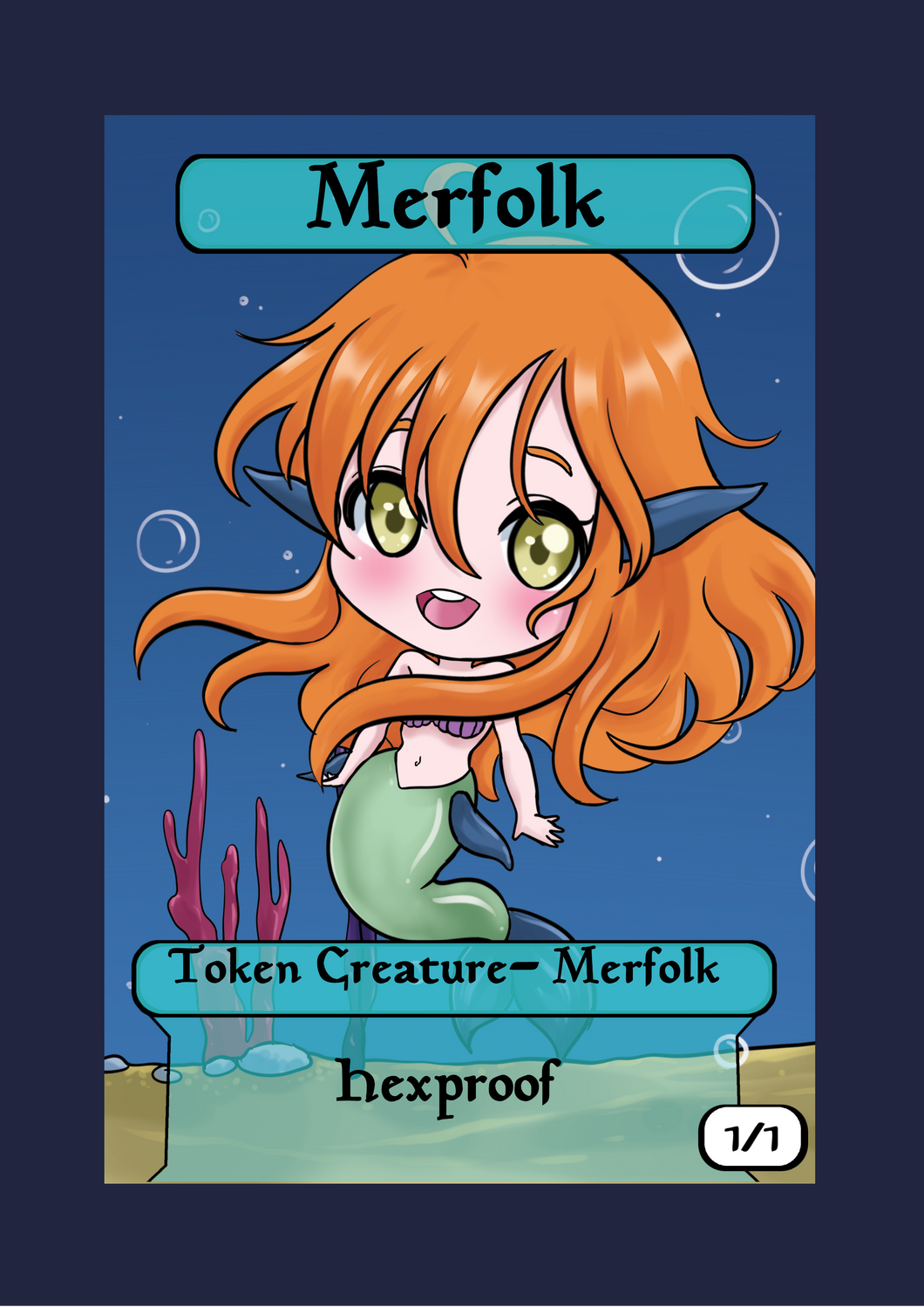 Merfolk 1/1 w/ Hexproof Token