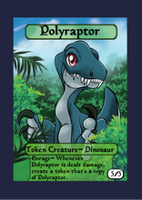 Load image into Gallery viewer, Polyraptor 5/5 Token
