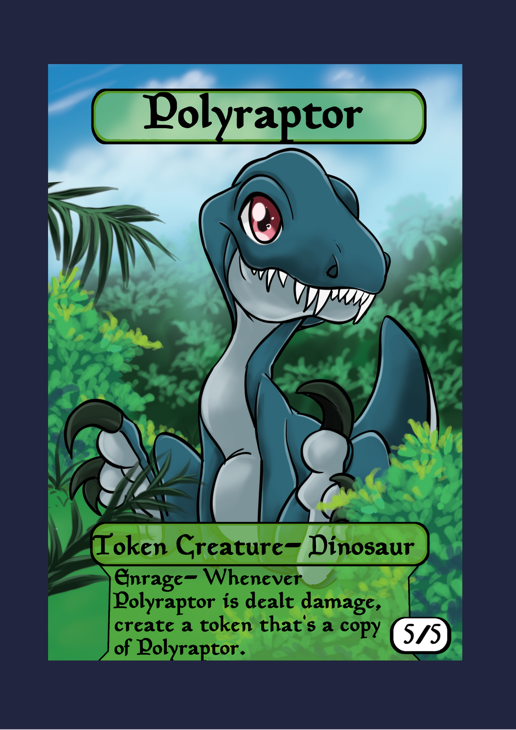 Polyraptor 5/5 Token