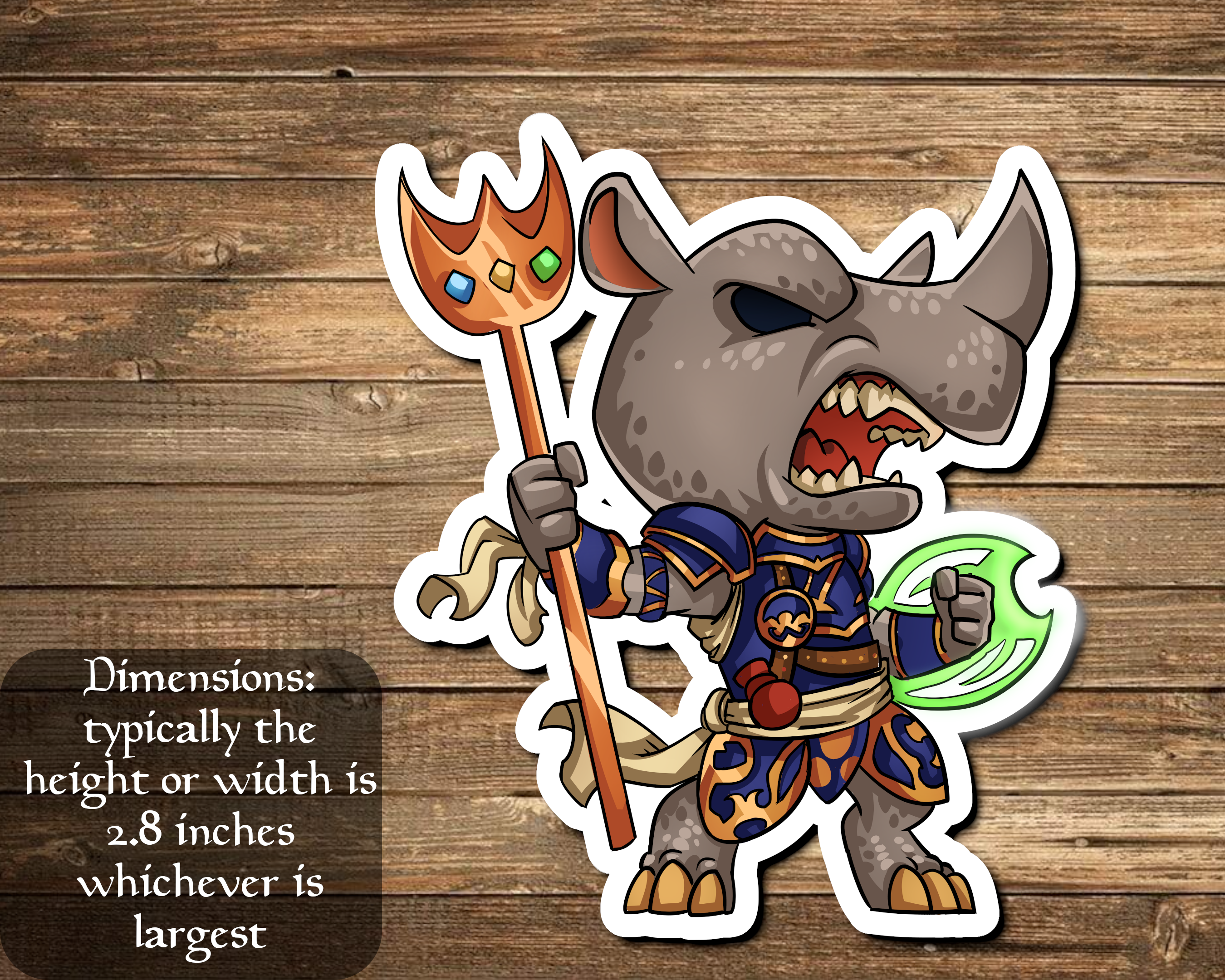 Roon of the Hidden Realm Sticker – Mega Chibi