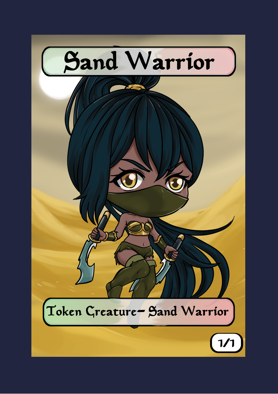 Sand Warrior 1/1 Token