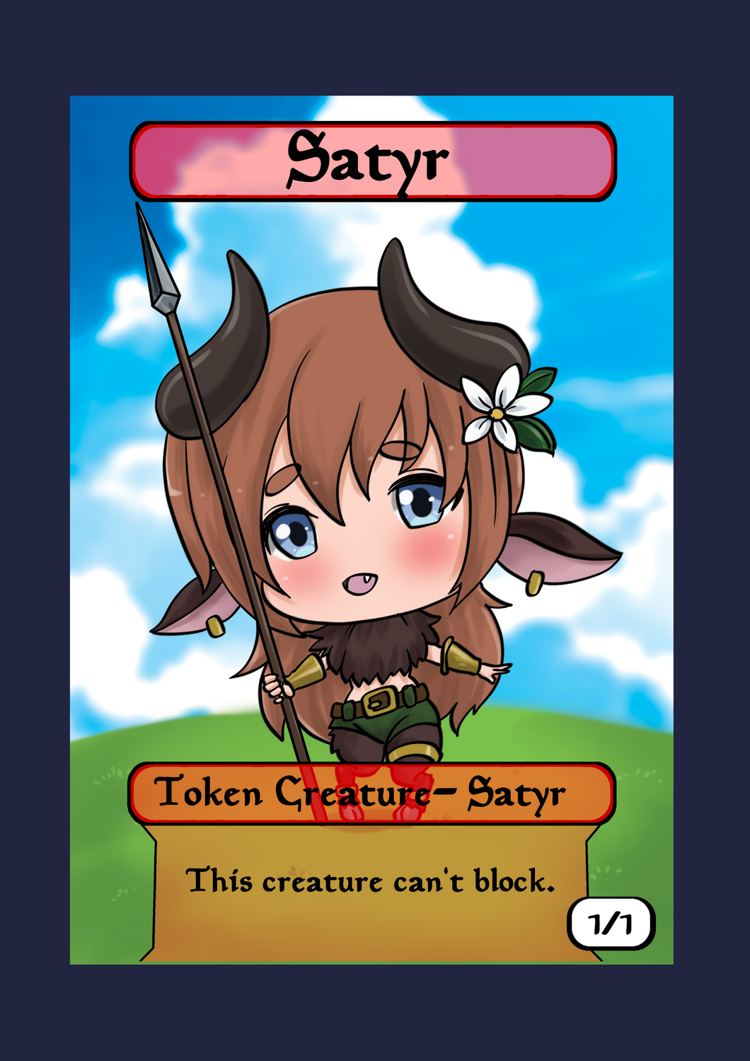 Satyr 1/1 Token