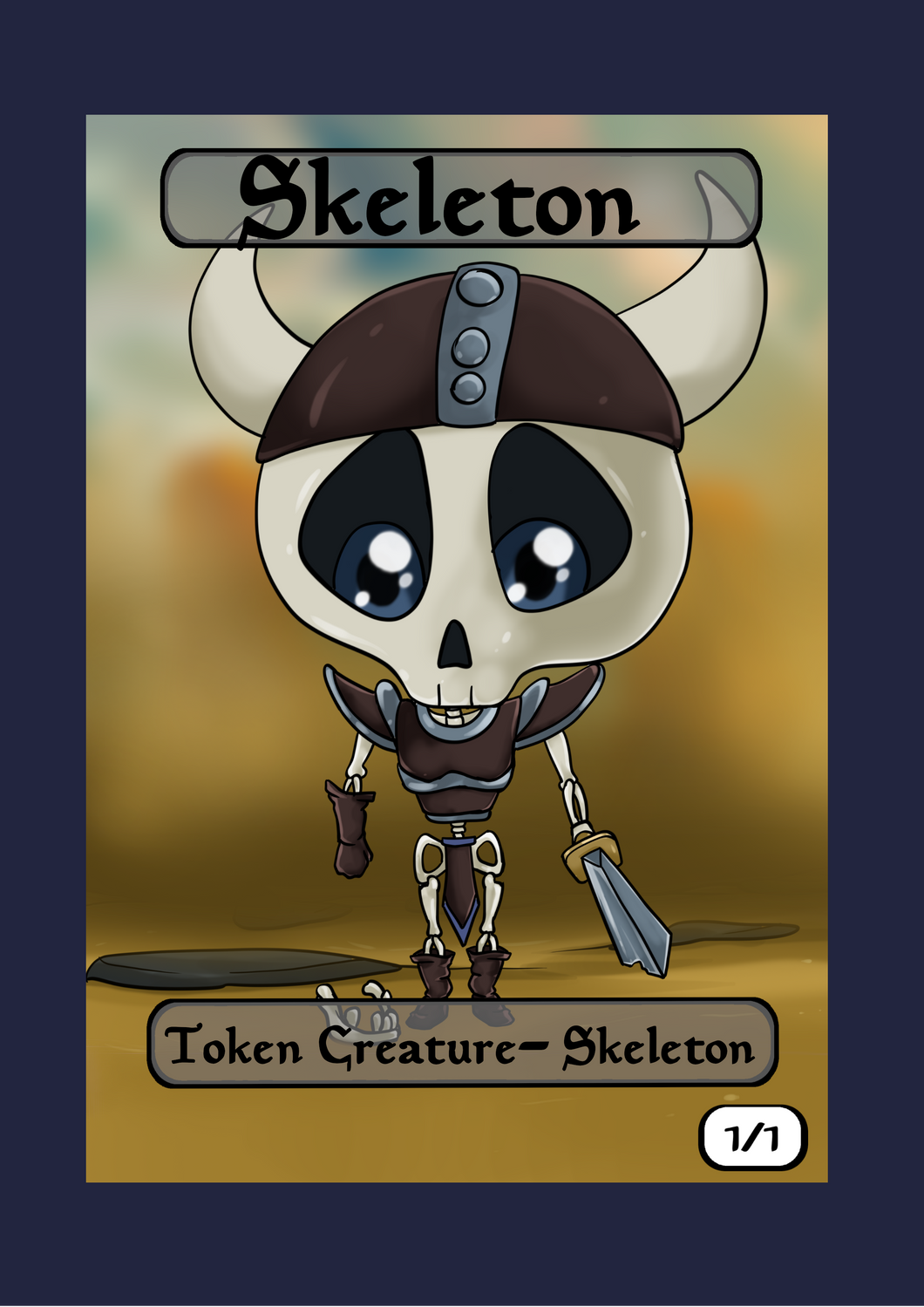 Skeleton 1/1 Token