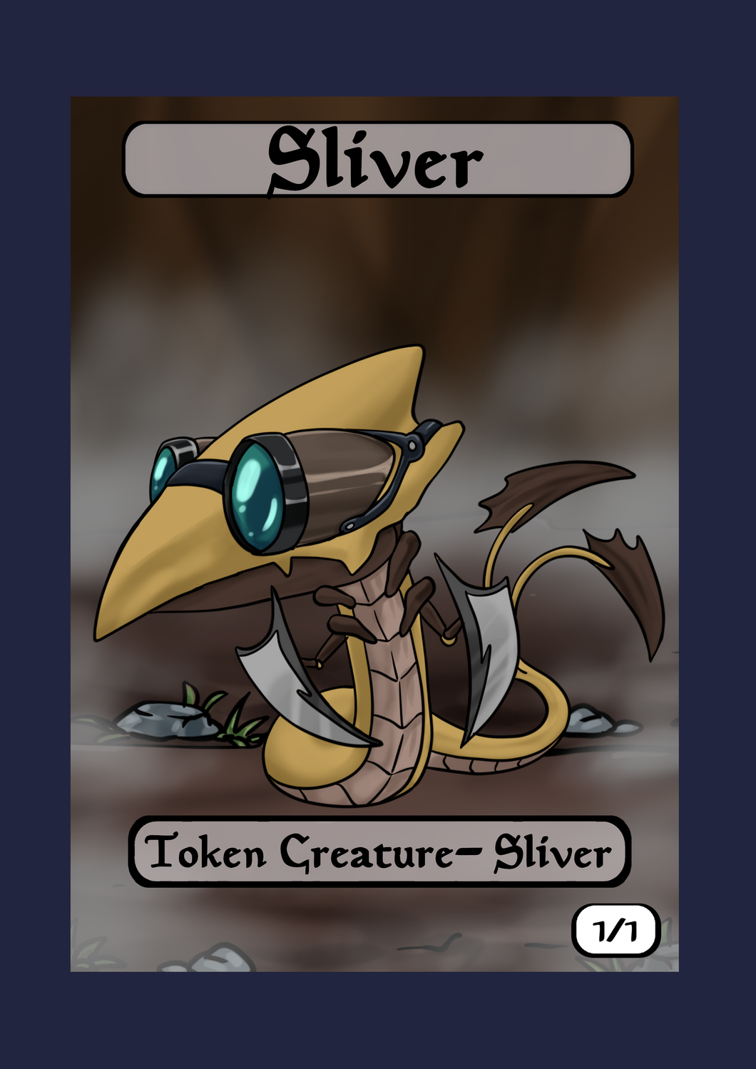 Sliver (Alt art w/ Goggles) Token