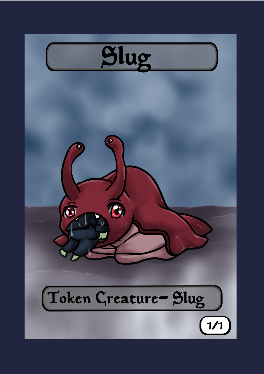 Slug 1/1 Token Mega Chibi Slug 1/1 Token Mega Chibi